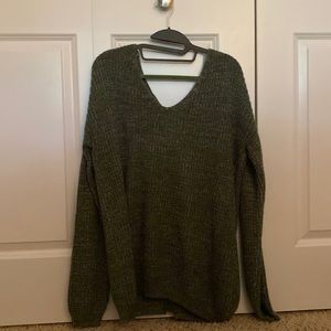 Green sweater